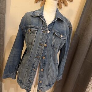 💙Madewell “Oversized”Classic Blue Denim Jacket -Size Small